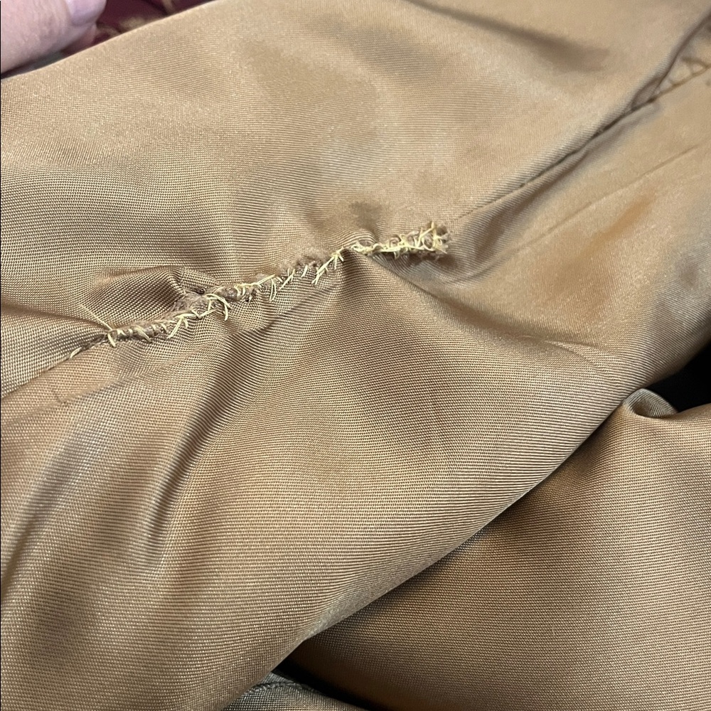 Vintage Chaiken Wool Tan/Camel Maxi Modern Classic Style Coat Size 2 - Picture 12 of 17